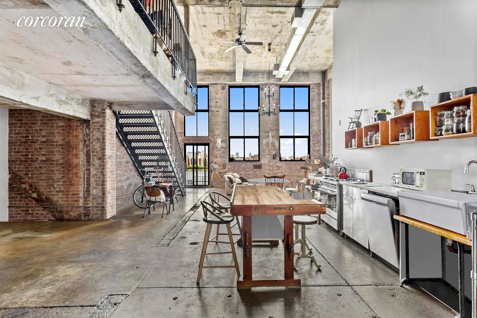 BACK ON THE MARKET ! ! ! AUTHENTIC ARTIST LOFT IN WILLIAMSBURG !