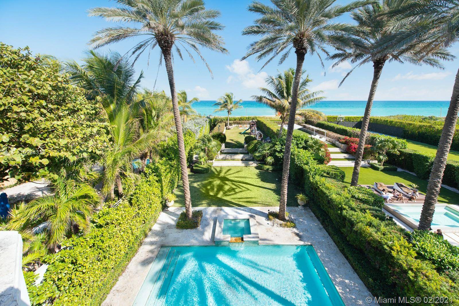 Perfectly nestled in Miami Beach s exclusive Altos Del Mar, this gorgeous Spanish Mediterranean estate combines brilliant design and timeless elegance.