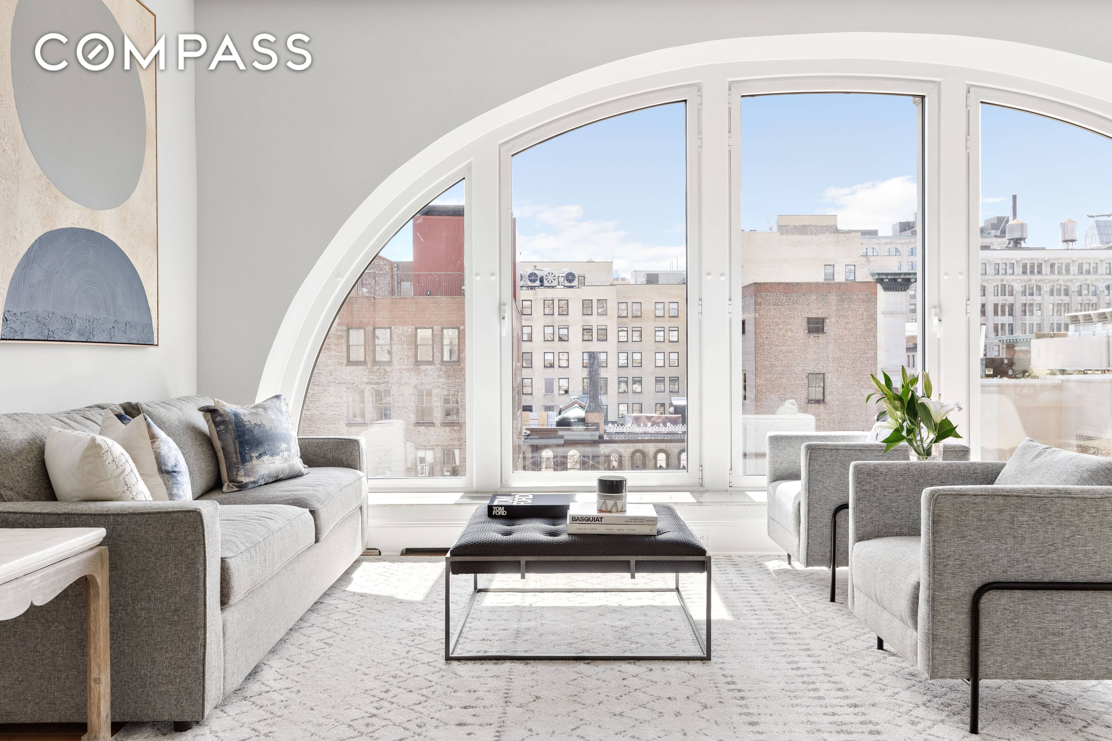 Make your summer outdoor entertaining dreams a reality in this sprawling, sun splashed penthouse duplex condominium featuring dramatic interiors and a massive, landscaped terrace in the perfect Flatiron District location.