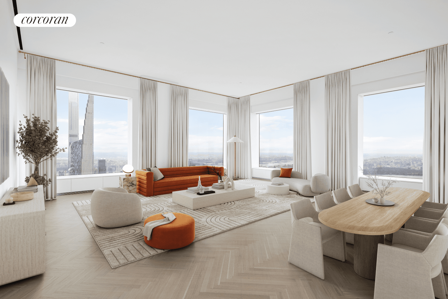 Residence 71B at 432 Park AvenueFour Bedrooms Four Baths Library Powder Room 4, 054 sqftResidence 71B at 432 Park Avenue is an impeccable half floor residence featuring a perfect balance ...