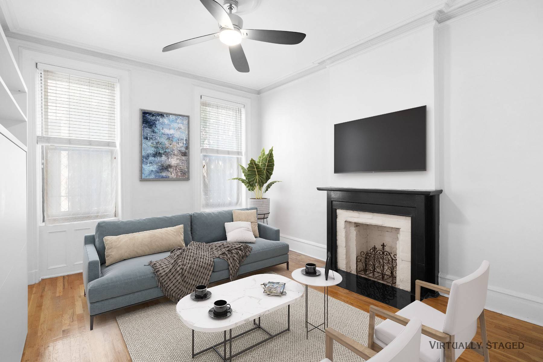 Located at 397 Flatbush Avenue, on the border of Prospect Heights and Park Slope, is a very spacious and move in ready condominium, unit 2R.