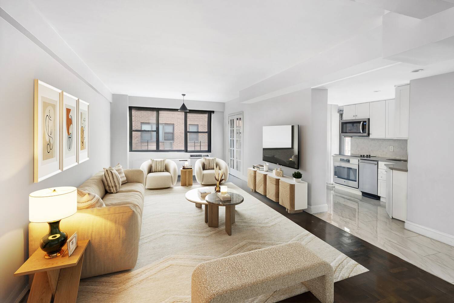Welcome to Apartment 11K North a bright, turnkey retreat in the heart of Tudor City !