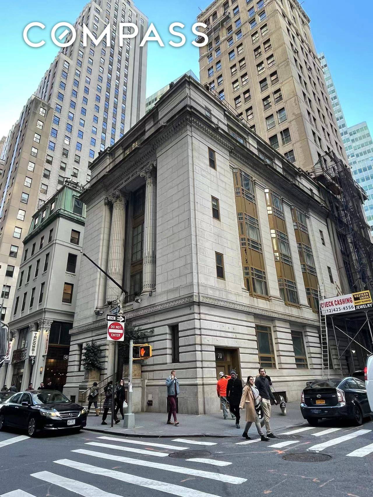Presenting a unique opportunity to purchase 70 Broad Street an iconic five story, square foot townhouse in the heart of Lower Manhattan s historic Financial District.