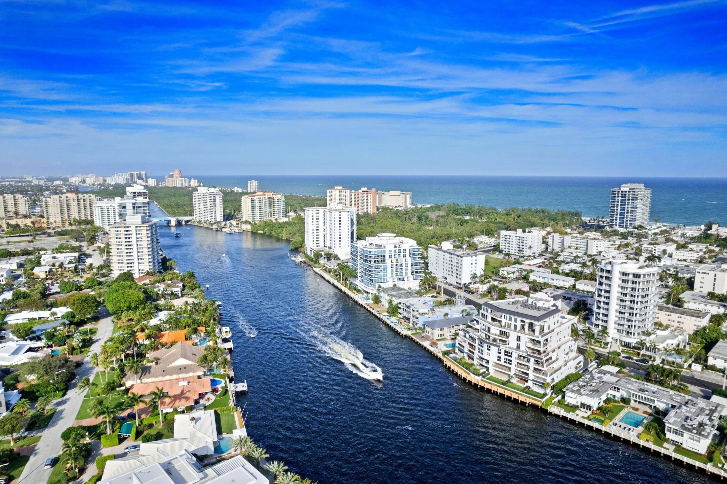 Breathtaking Intracoastal Waterfront Views in Fort Lauderdale's Boutique Style Building, La Cascade !