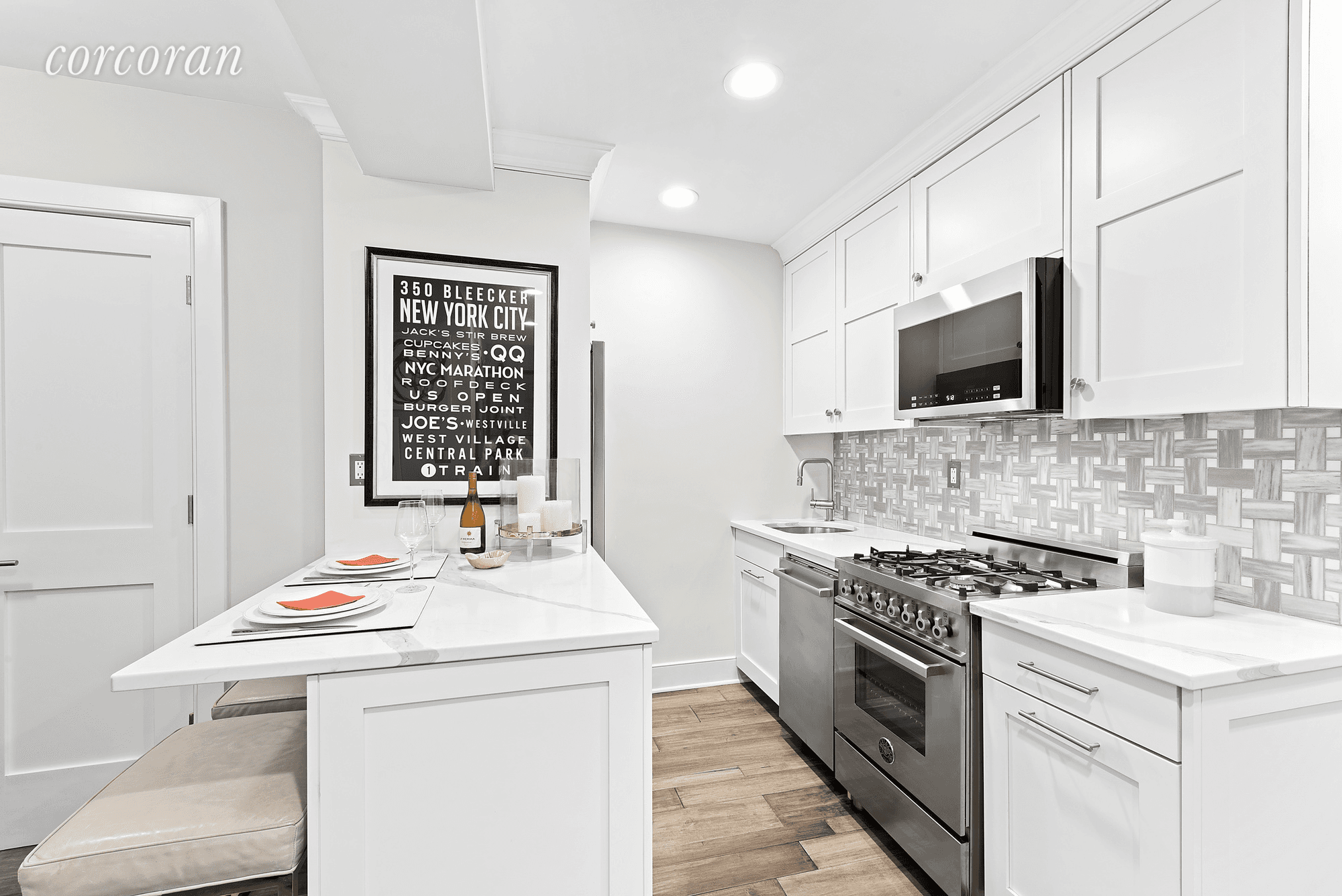 Visit this remarkable 1 bed jewel at 350 Bleecker, the most desirable full service doorman elevator building in the West Village.