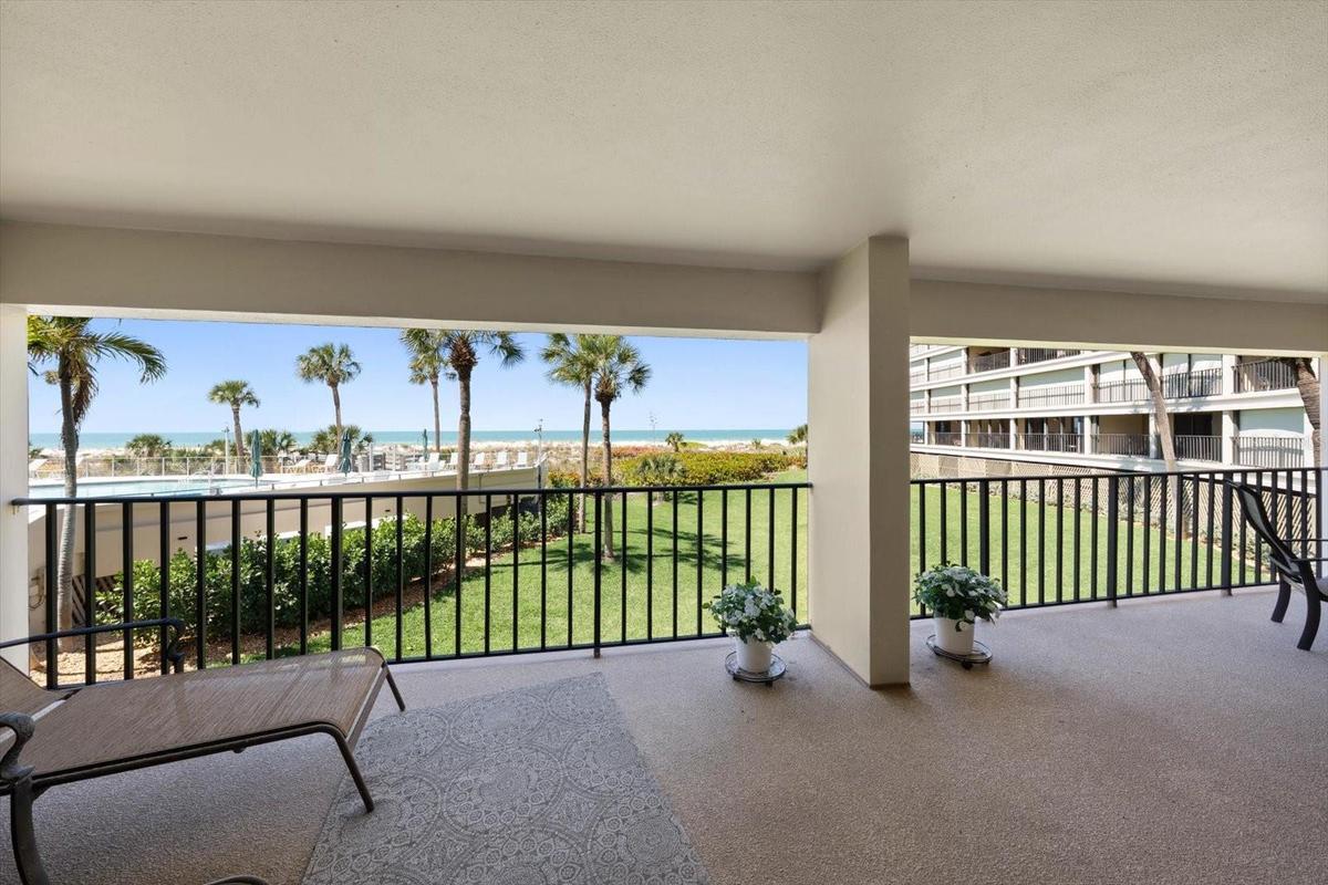 large balcony