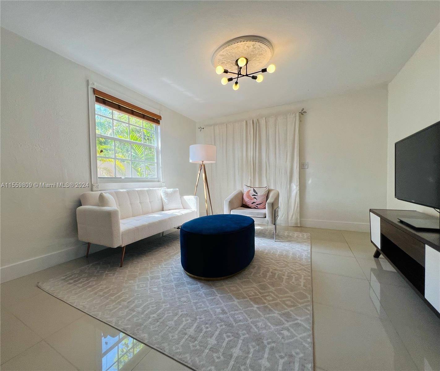 Beautiful fully furnished 2BD 1BA house for rent in the heart of Miami.