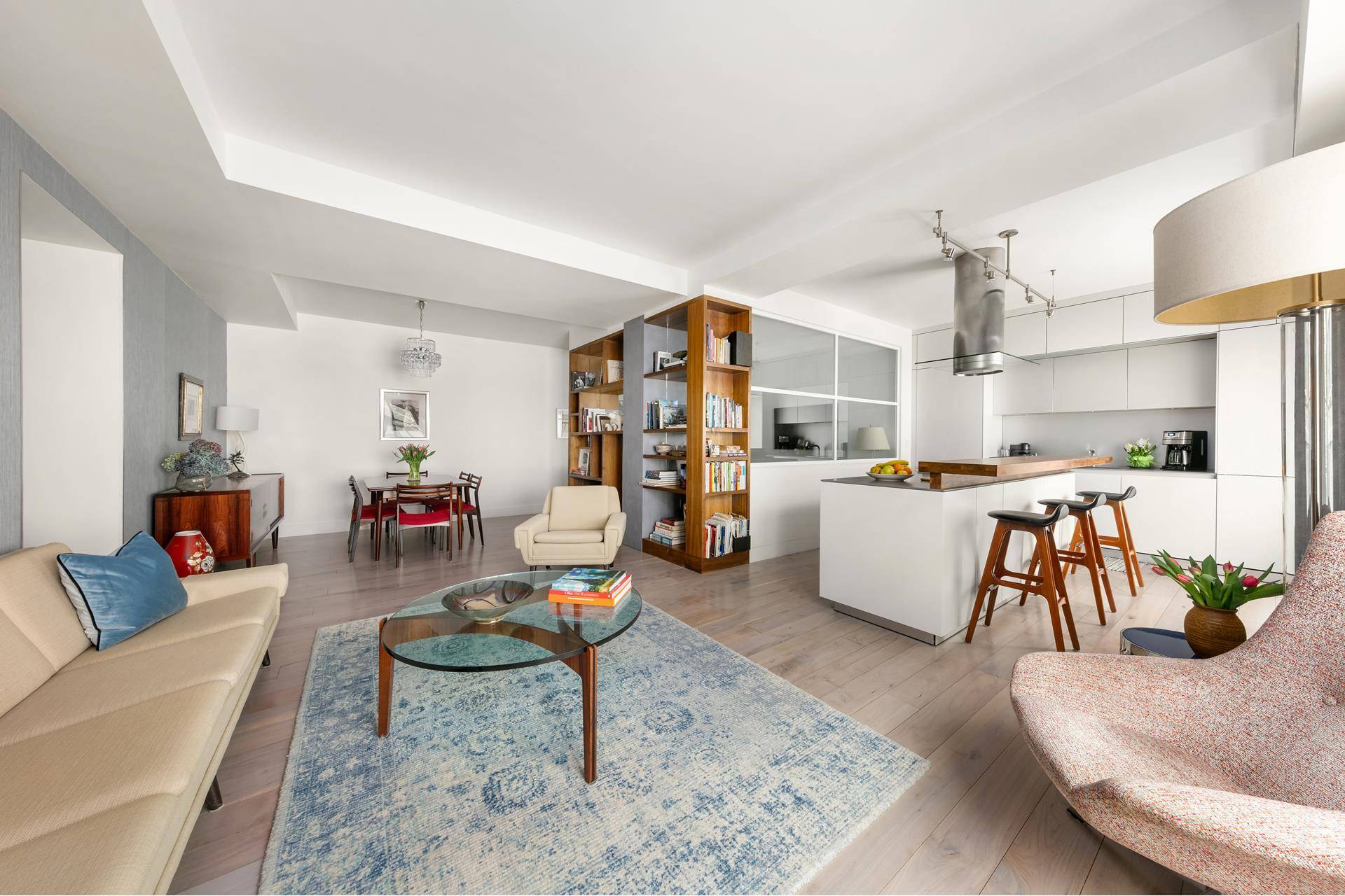 Welcome home to this extraordinary, completely reimagined 3BR 2BA plus den and private terrace condominium residence designed and executed by acclaimed Brooklyn architect, John Hatheway.