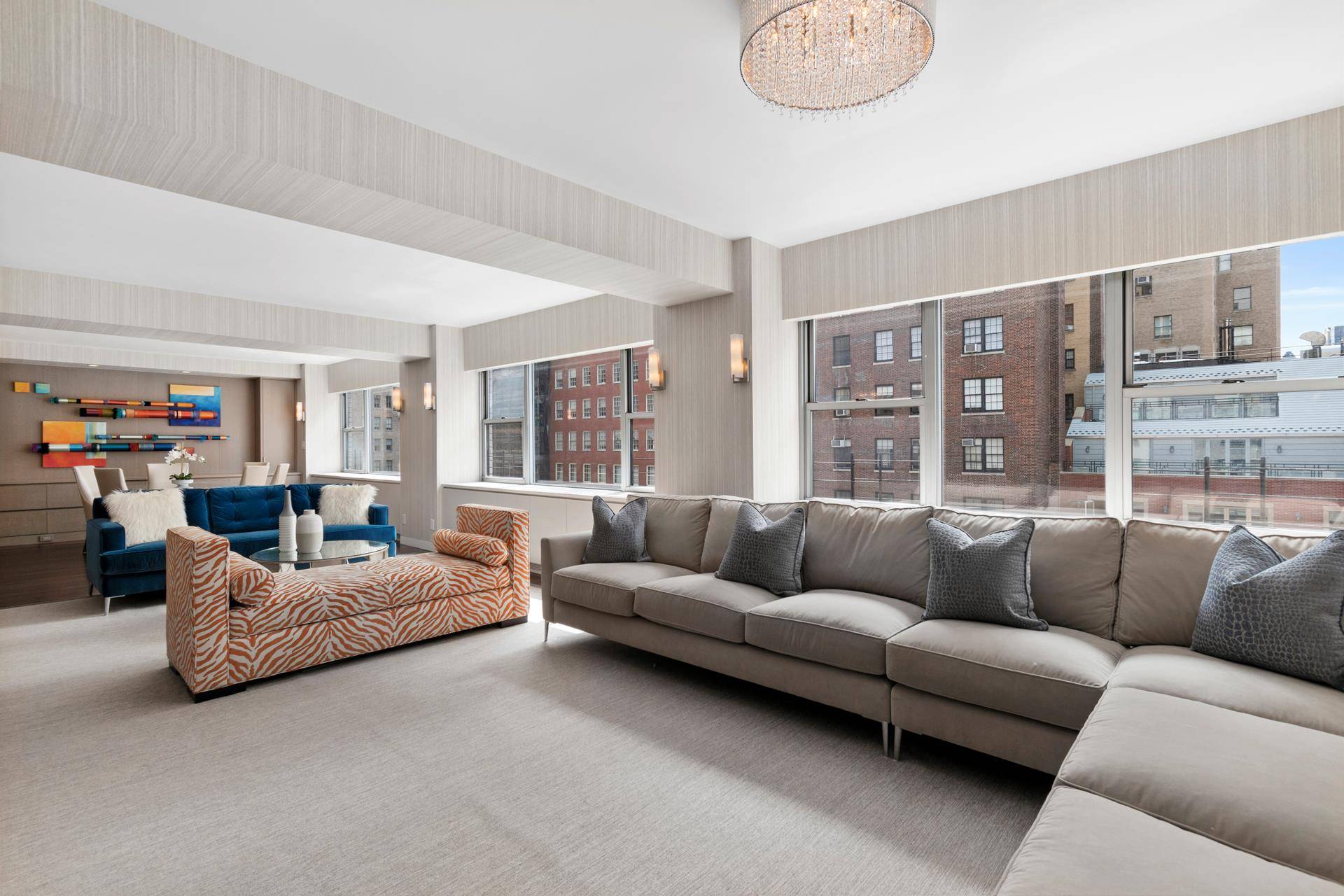 Exquisitely renovated, triple mint five bedroom, five and one half bath residence available at 45 East 72nd Street.
