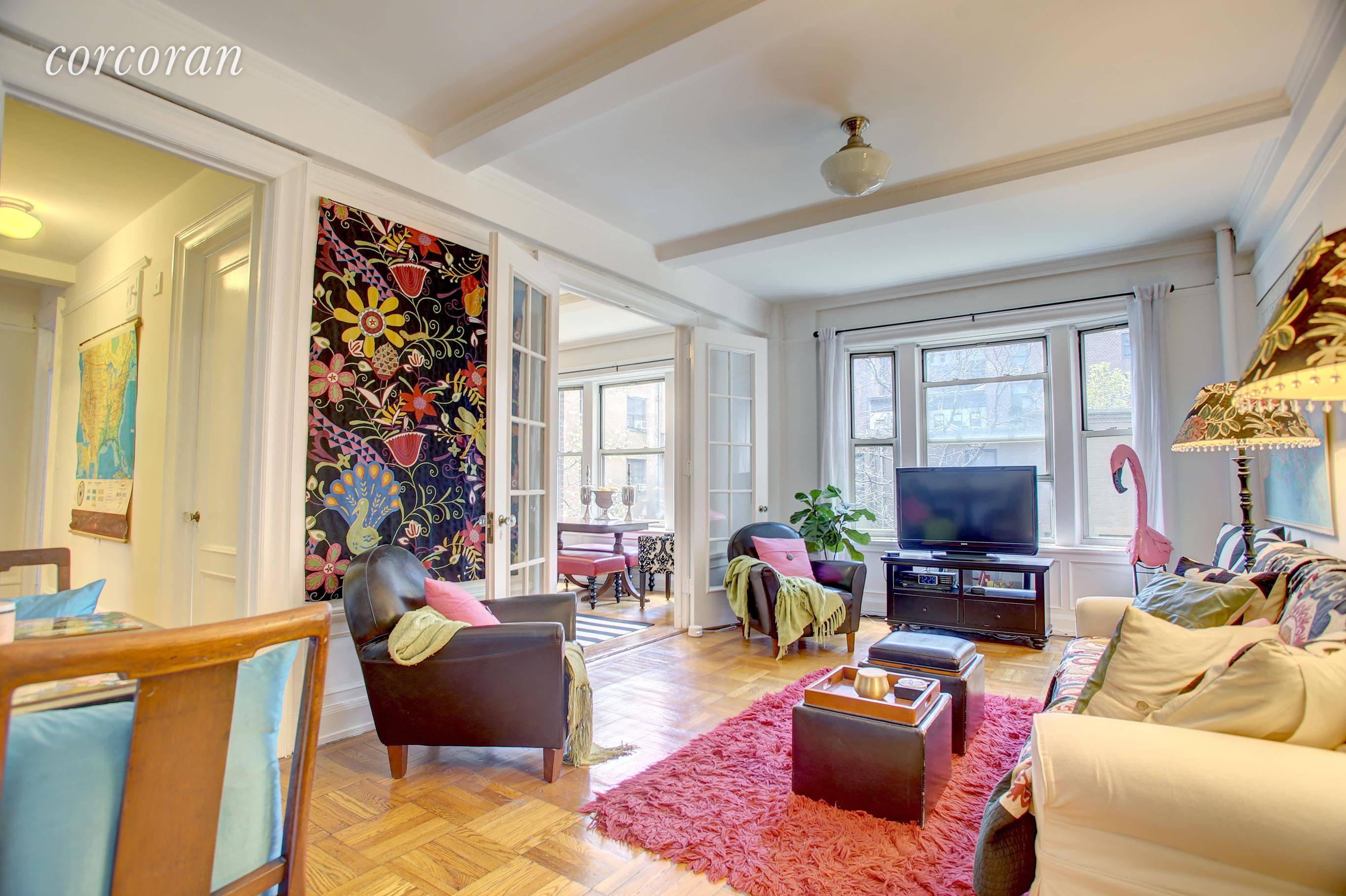 Sprawling convertible three bedroom apartment in the West 100s and West End Avenue.