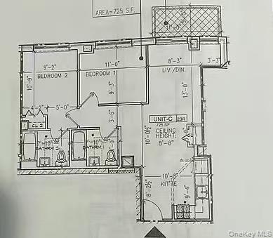 View of floor plan / room layout