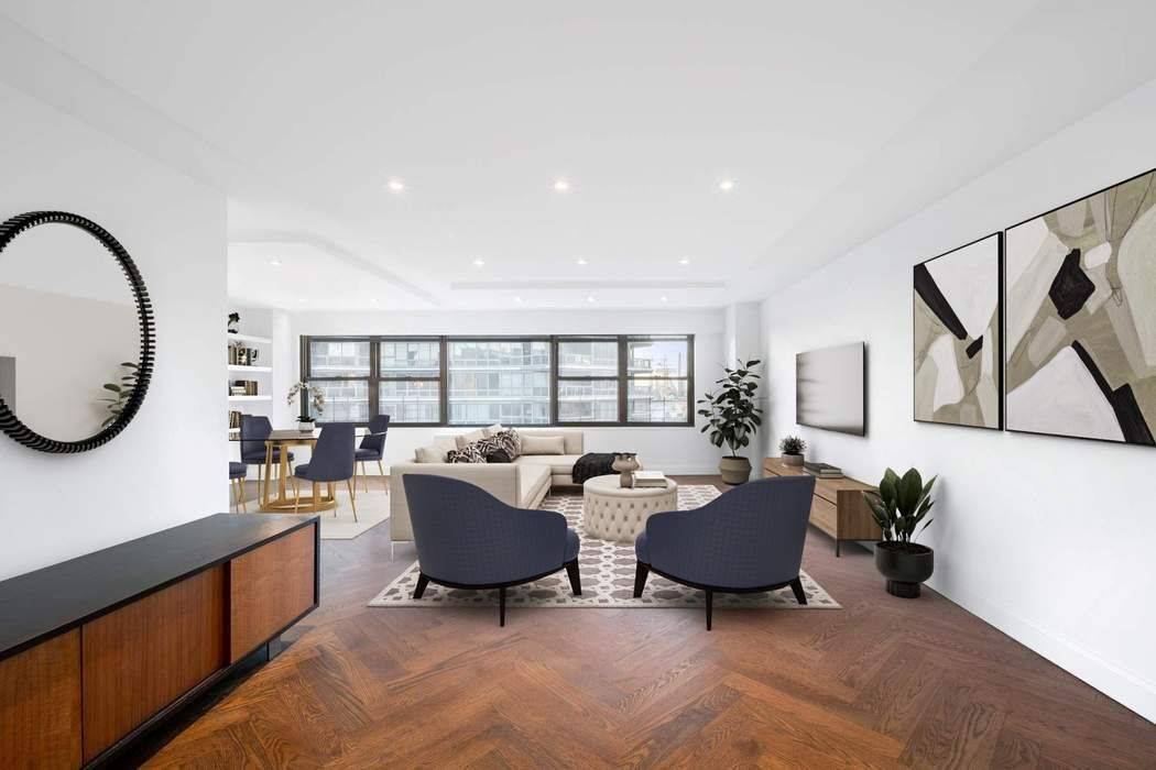 Ideally located in the East 60 s and offering views, space, and convenience, this 4 bedroom plus office, 3 bath apartment is fully renovated and move in ready.
