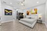 Oversized Primary Bedroom with two generous walk-in closets