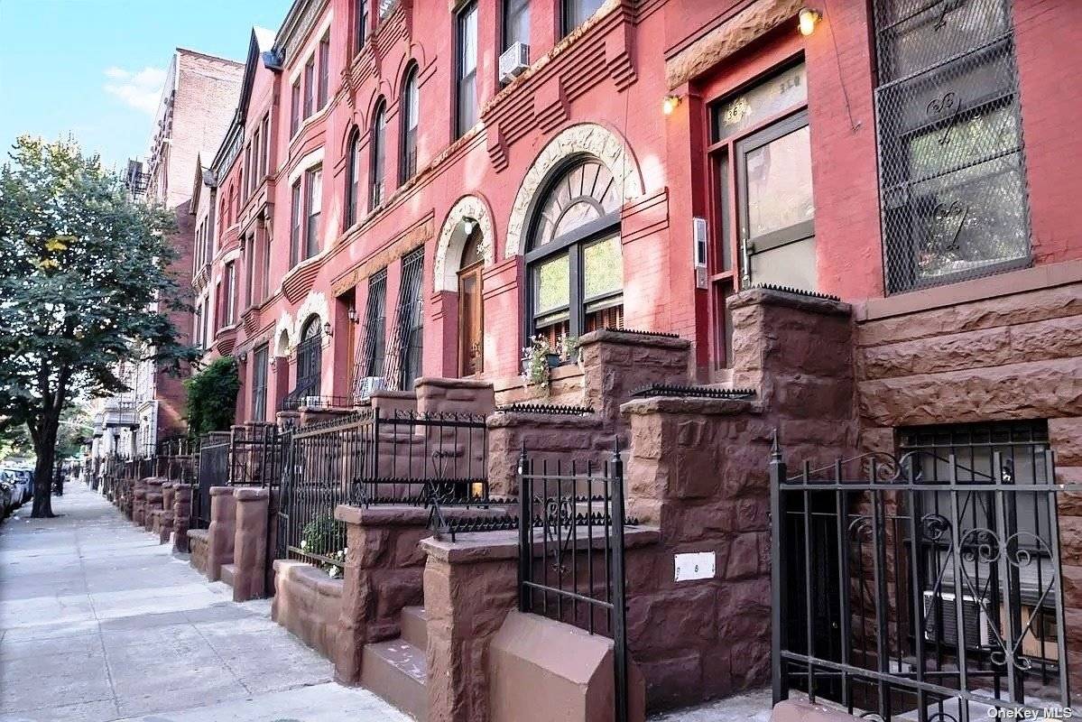 This Harlem Renaissance, Built in 1901, with an enclosed front courtyard and private backyard space, this beautiful brownstone features 8 units and 8 baths with hardwood flooring, and kitchen.
