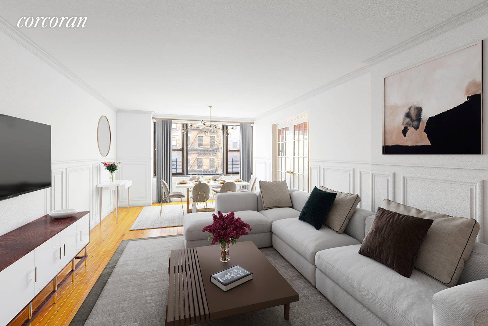 Apartment hunters in NYC are looking for two things space and light.