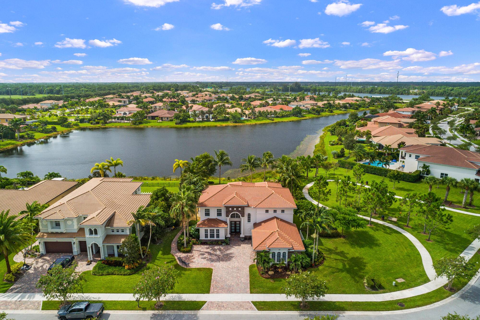 Stunning home situated on one of the most desirable lakefront lots within the gated community of Rialto.