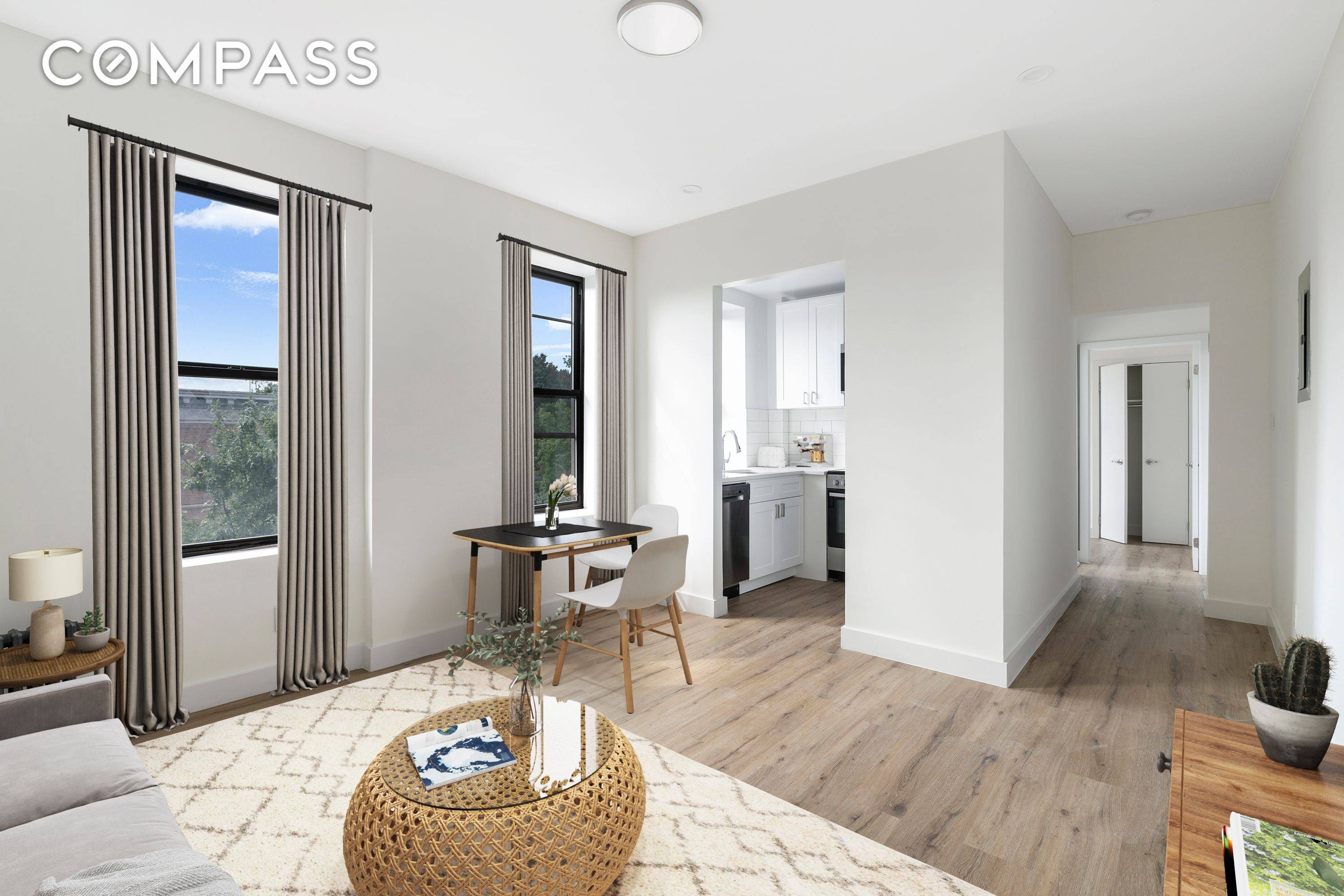 Windsor Terrace Corner Building at Prospect Park SW 10th Ave Gut Renovated 1 Bed 1 Bath with Brand New Stainless Steel Kitchen, D W, M W, Washer Dryer In Unit, ...