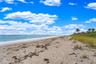 Beach behind condo
