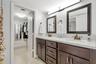 Primary Bathroom Double Sink/ Primary Closet