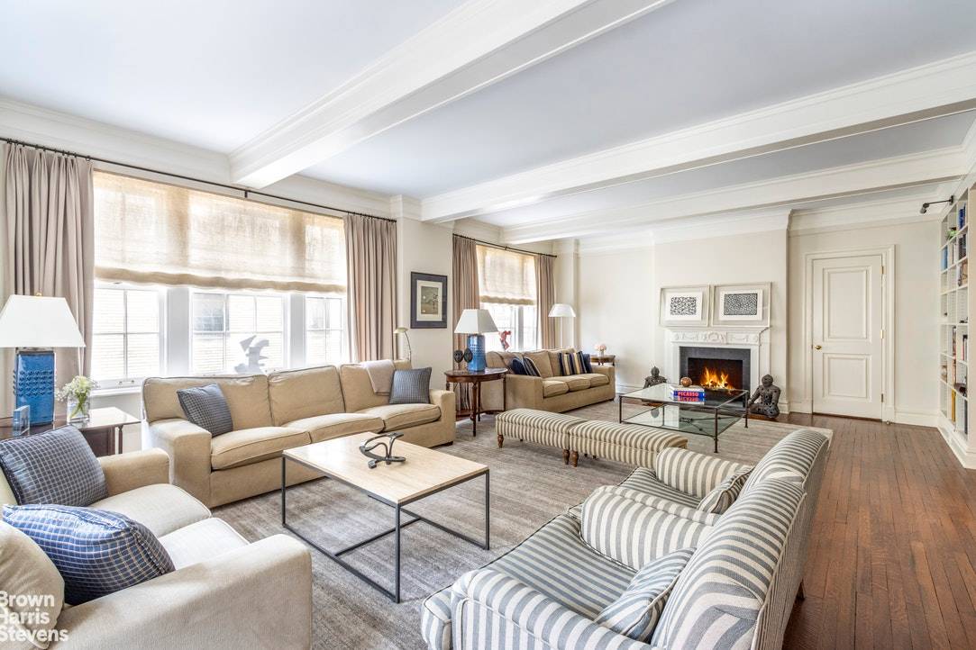 This sprawling 10 into 9 room pre war condominium on gracious Sutton Place is in excellent condition in a full service boutique condominium.