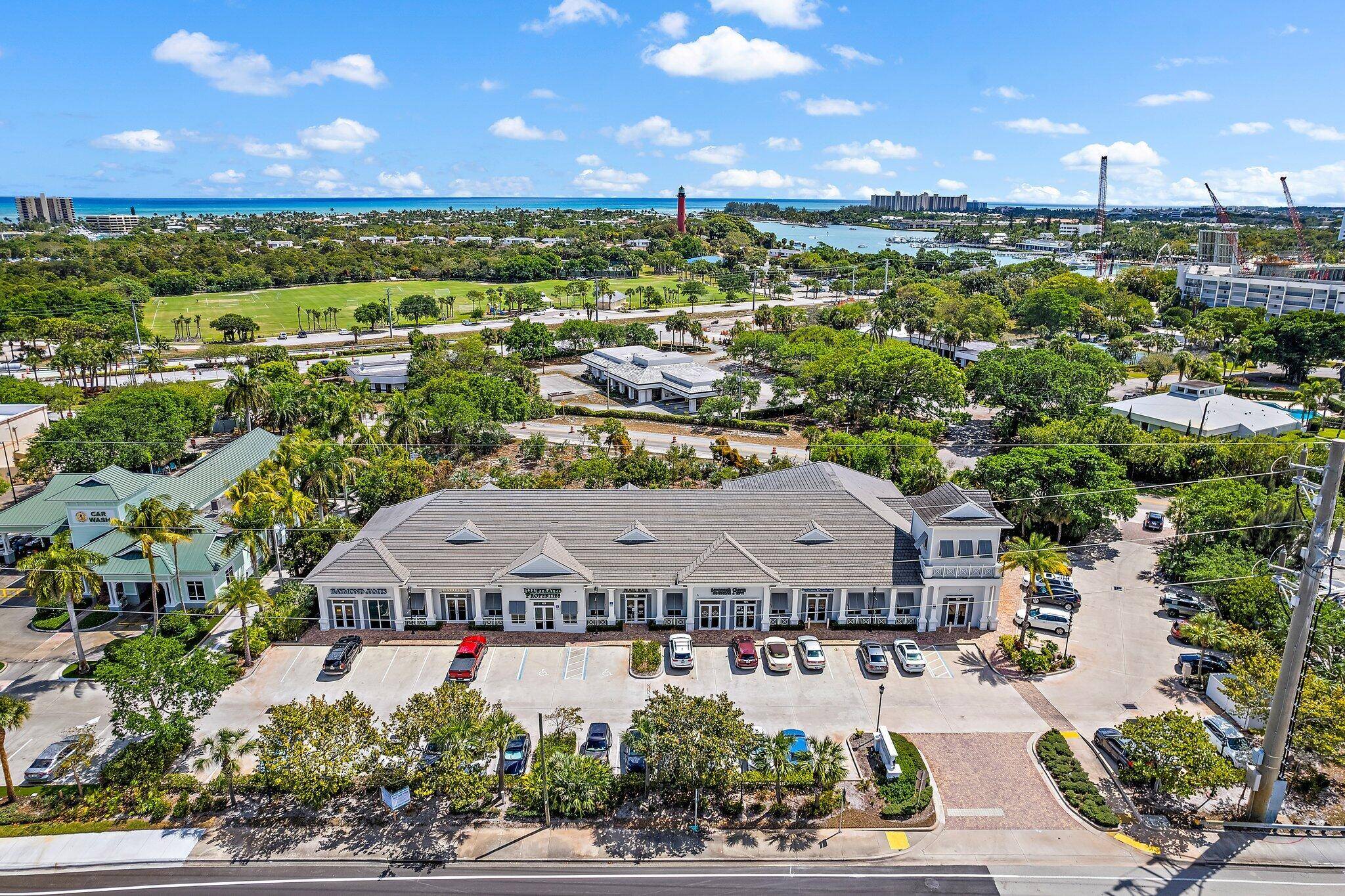 This commercial property is located on Alternate A1A, which is a highly desirable location in the area due to its excellent visibility and accessibility.