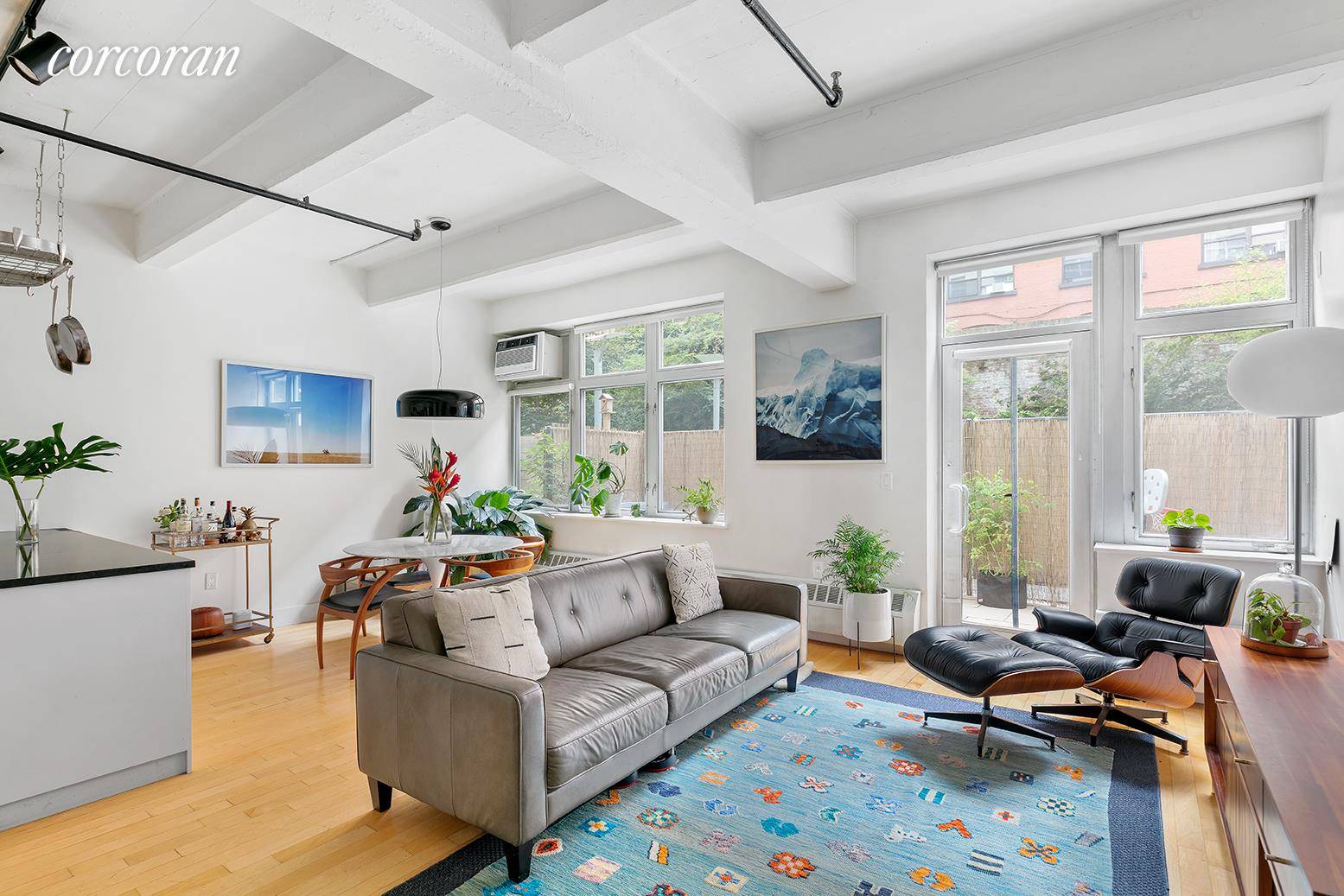 For All the Loft Lovers This stunning home is situated at the crossroads of booming Bed Stuy and Clinton Hill and includes a large, outdoor patio.