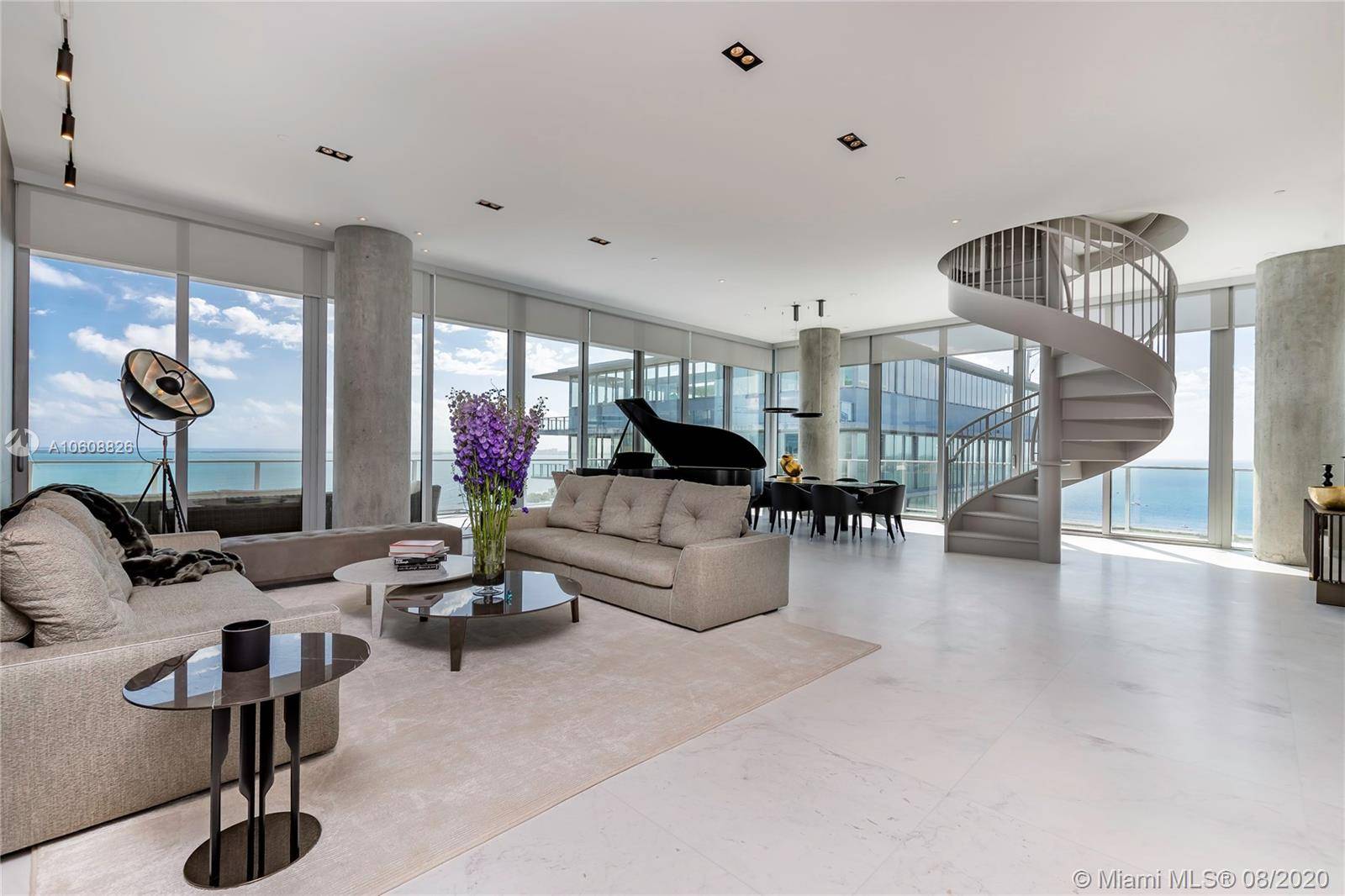 The Nicest Penthouse in Miami, at this distinct contemporary building with luxury amenities like 5 pools, spa, fitness center, club room, library, residents lounge, children area, pet area, full time ...