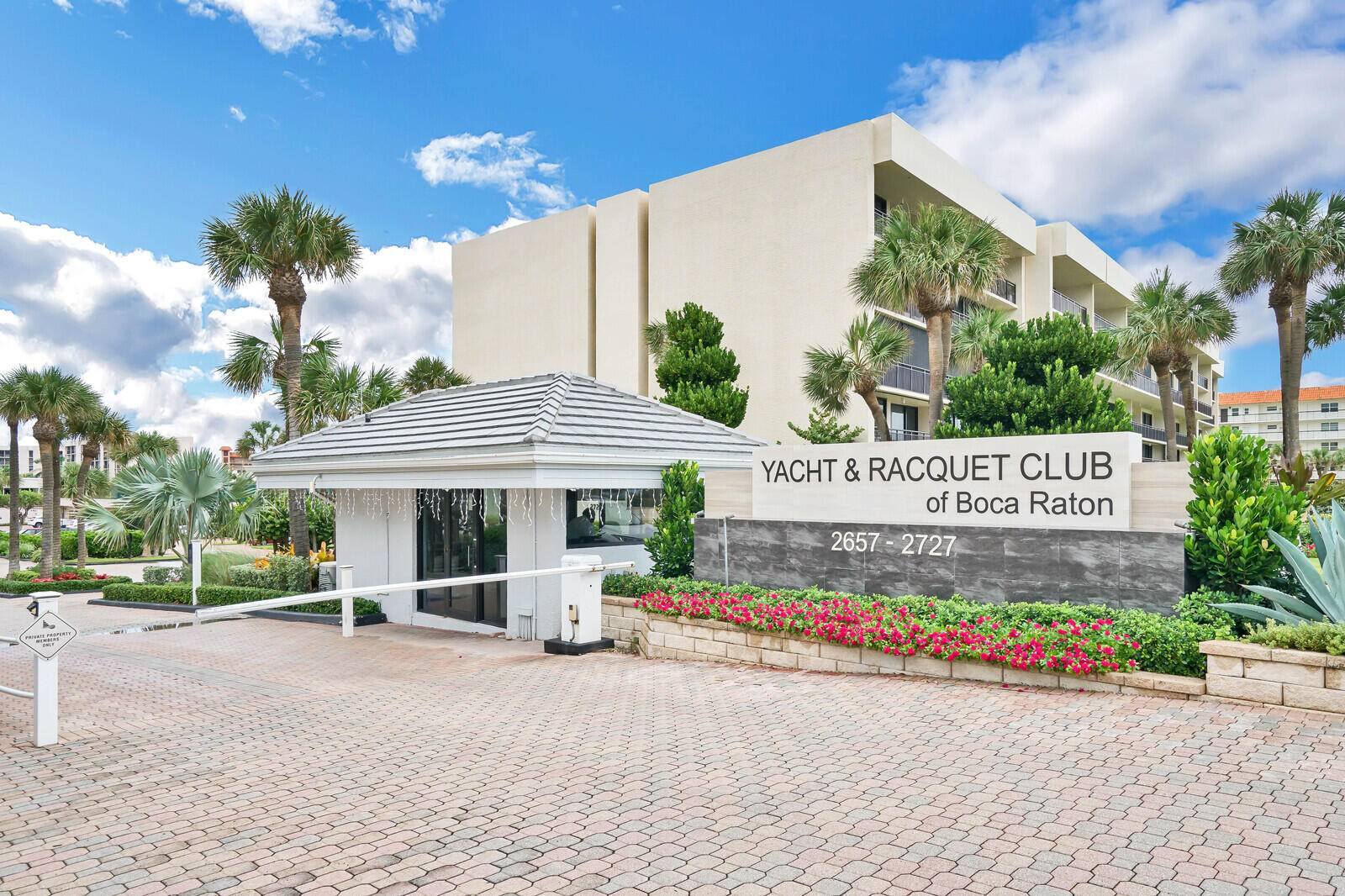 LOVELY 2BR 2BA CONDO STEPS FROM THE OCEAN at the exclusive resort like Yacht Racquet Club of Boca Raton.
