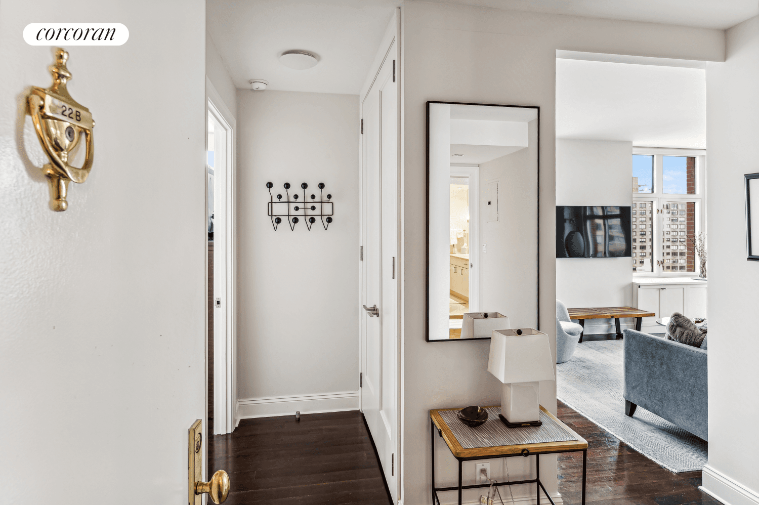 188 East 70th Street unit 22B, nestled among the charming townhouses and picturesque trees of the Upper East Side, offers a serene retreat in the heart of the city.