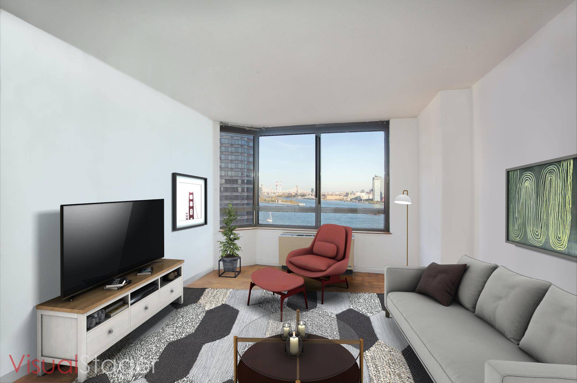 High Floor Unobstructed East River Views Large 2 Beds 2 Full Baths HomeUnit Features Direct East River views Large Bedrooms TWO marble bathrooms Hardwood Floors Open Layout Separate Kitchen Stainless ...
