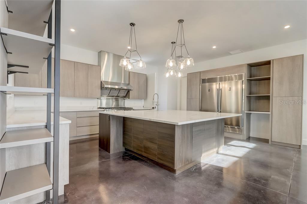 Chef's Kitchen with oversized center island