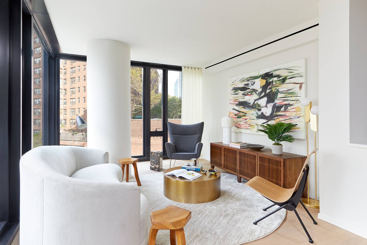 Distinct NYC apartment rentals designed by Richard Meier and Partners.
