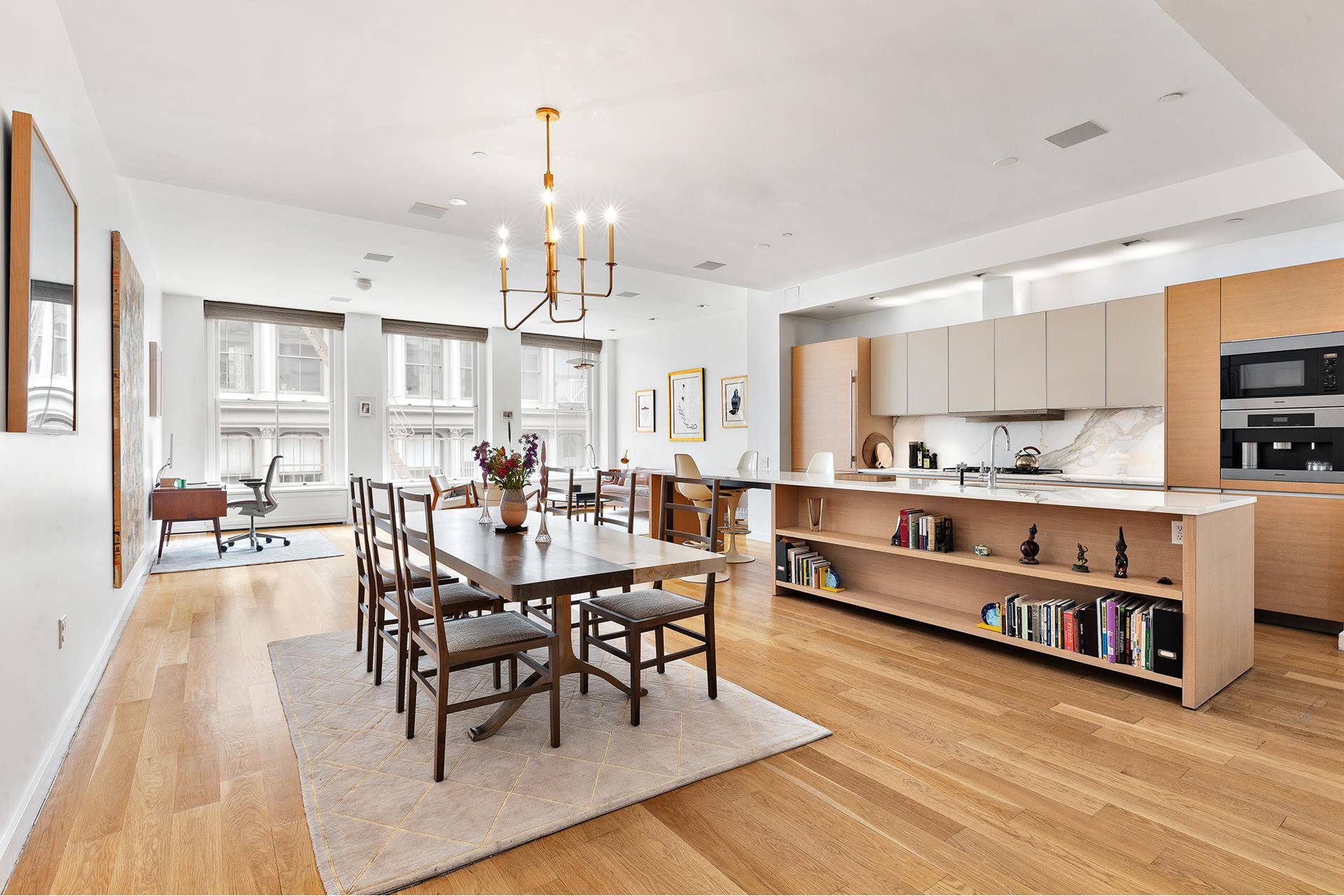 Situated just steps from the crossing of Prince and Mercer streets and The Mercer hotel, clubhouse of the world's glitterati, this rare and authentic, full floor loft condominium resplendent with ...