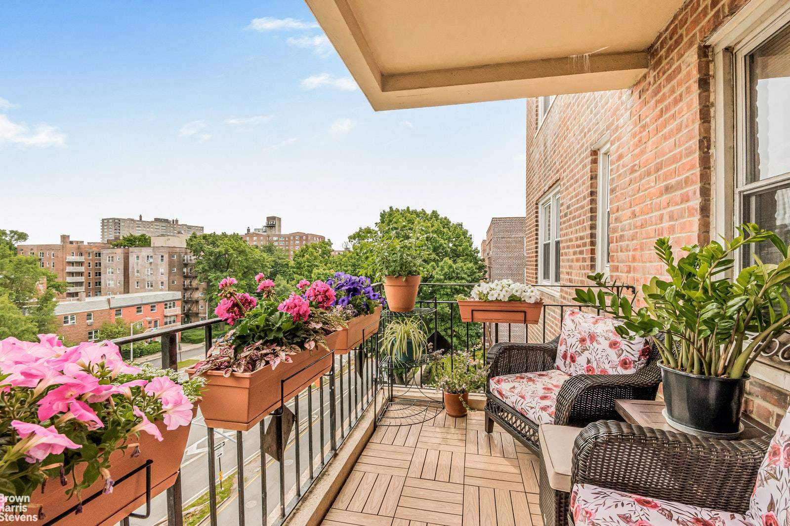 Rarely available, super sized, renovated, corner three bedroom apartment with two full baths and a terrace in south Riverdale.