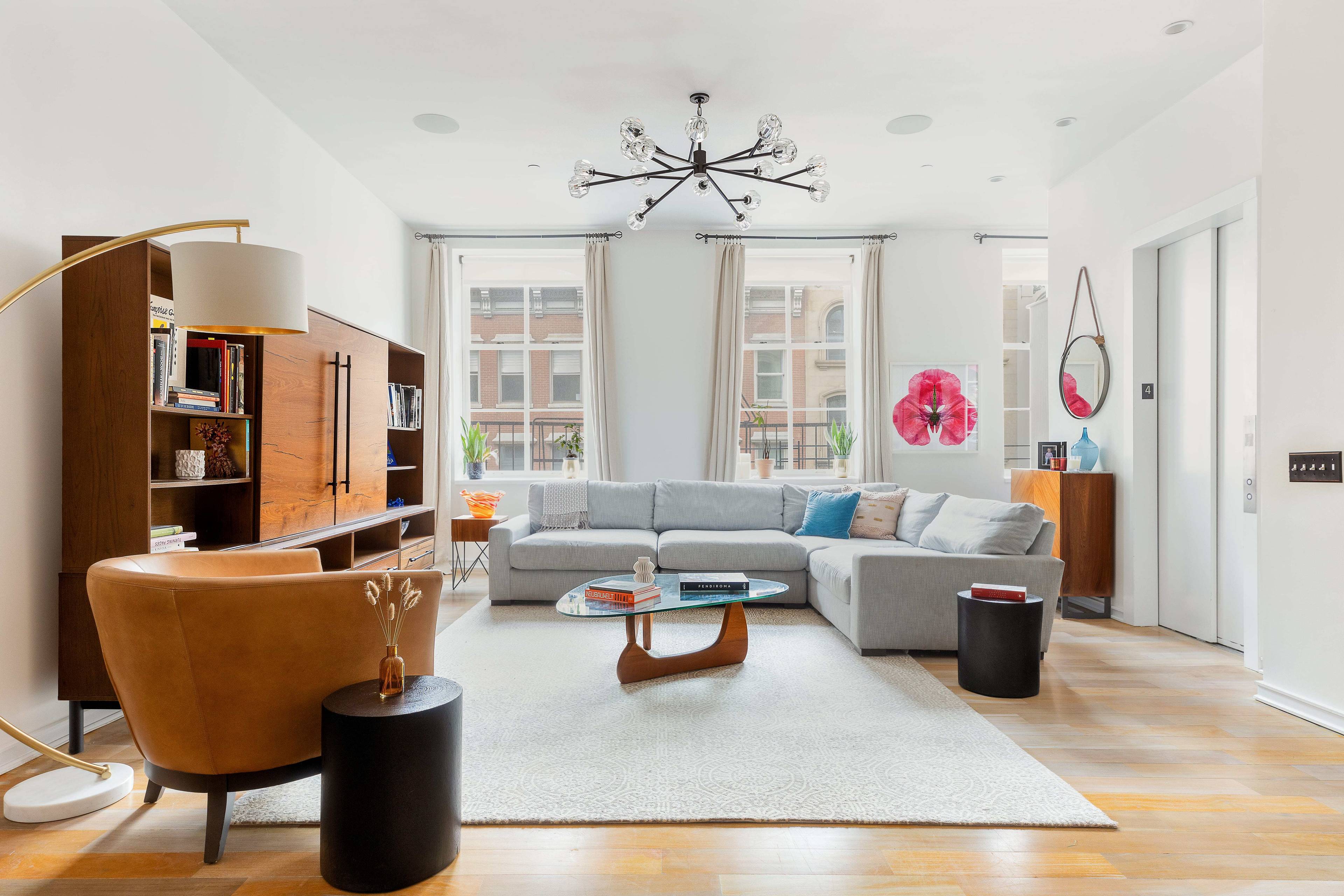 Chic Tribeca Loft Living at Its Finest Step directly into style.
