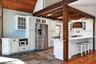 Kitchen with coffee bar and updated, pull out cabinets