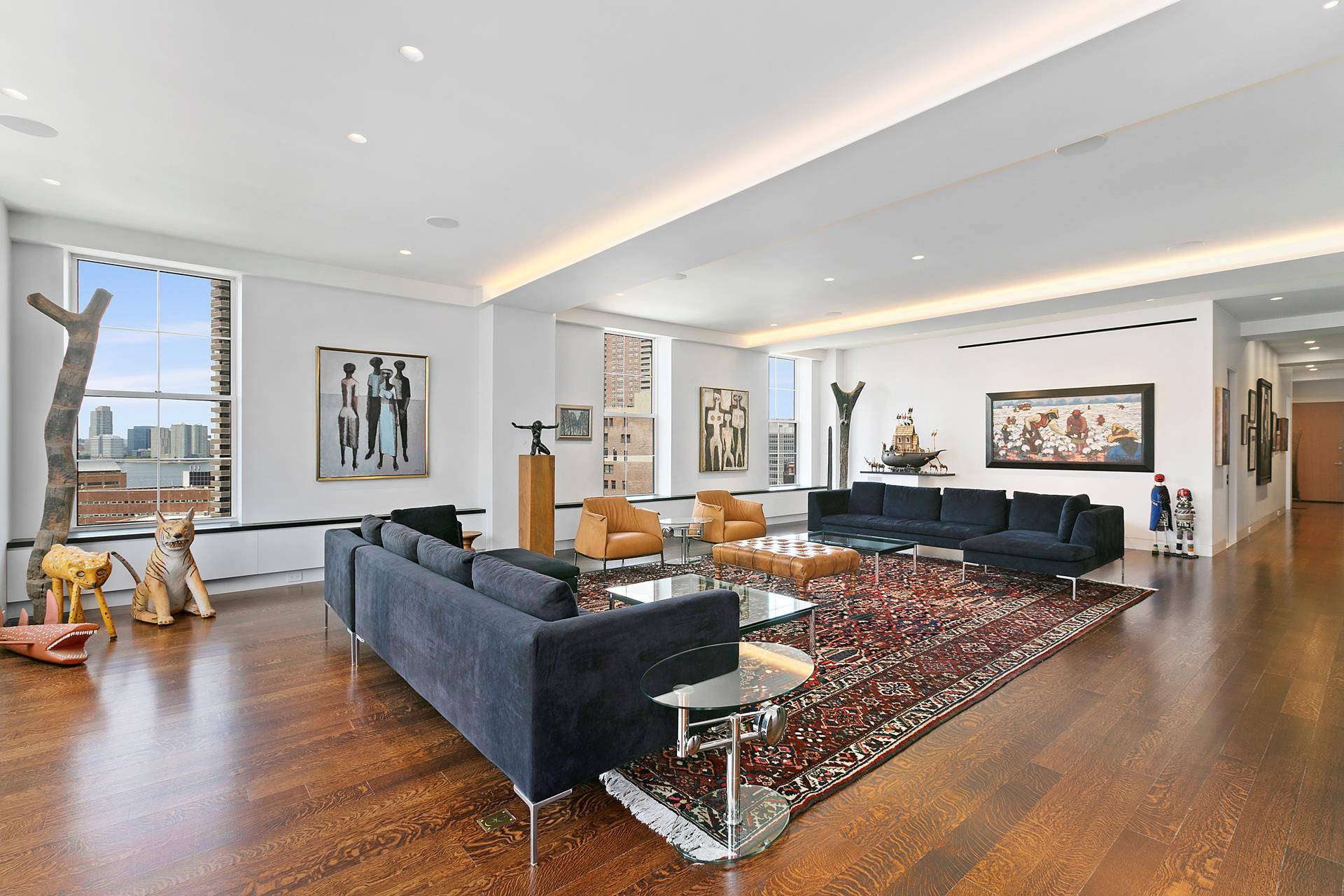 Straight from the pages of Elle Decor is this five bedroom, four and a half bath penthouse condominium with enormous private roof deck, open views, stunning light and a twenty ...
