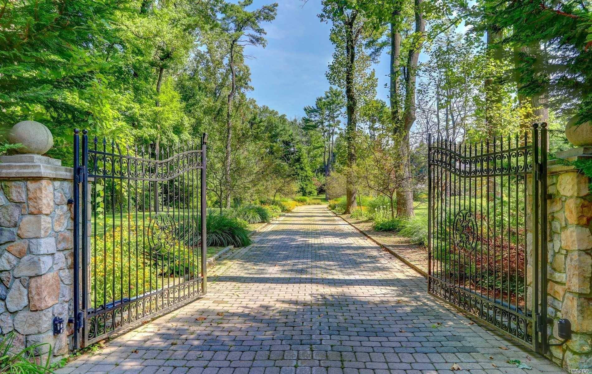 Set Behind Gated Entry on 4 quiet acres w IG Pool, this Magnificent 9yr old Estate Offers Unparalleled Luxury, Spacious Formal Rms w Fireplaces, w Fabulous Chef's Kitchen opens to ...