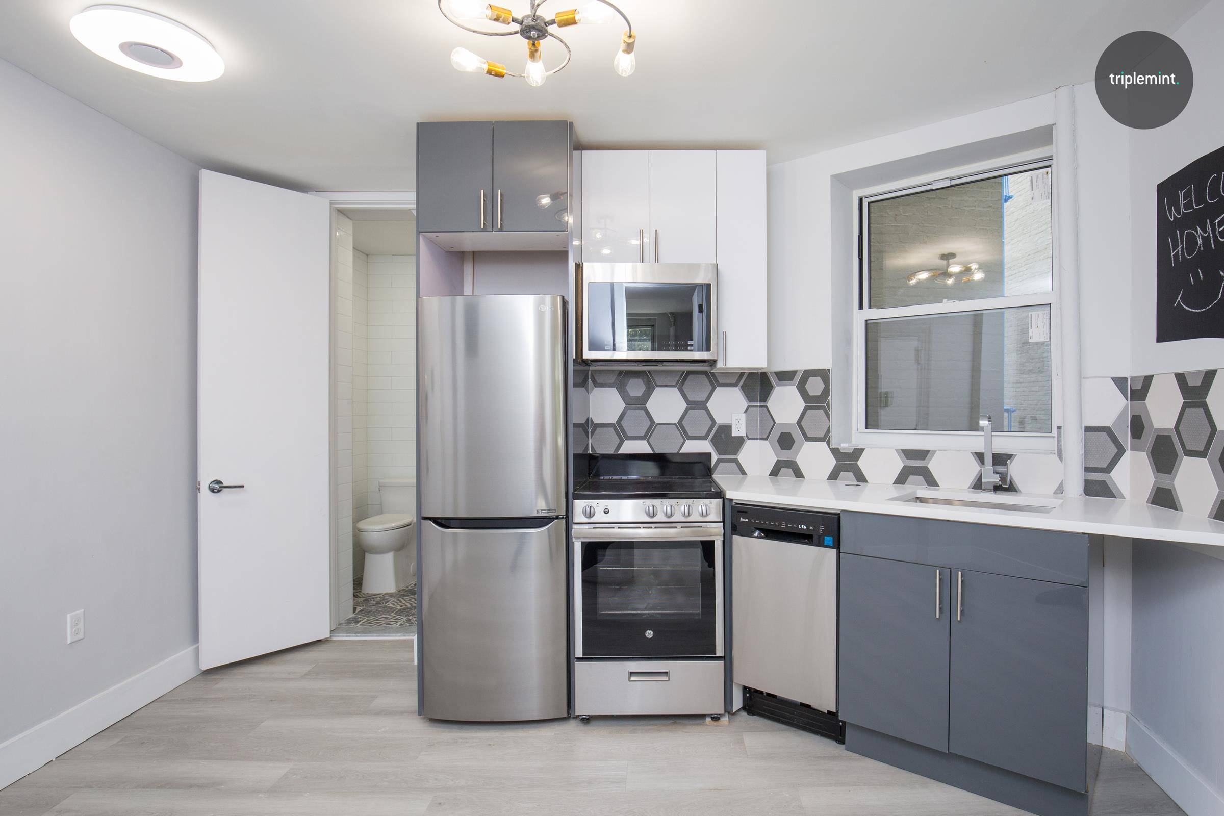 Newly renovated 4 Beds 1 Bath apartment with free hi speed WiFi and wireless charging in unit.