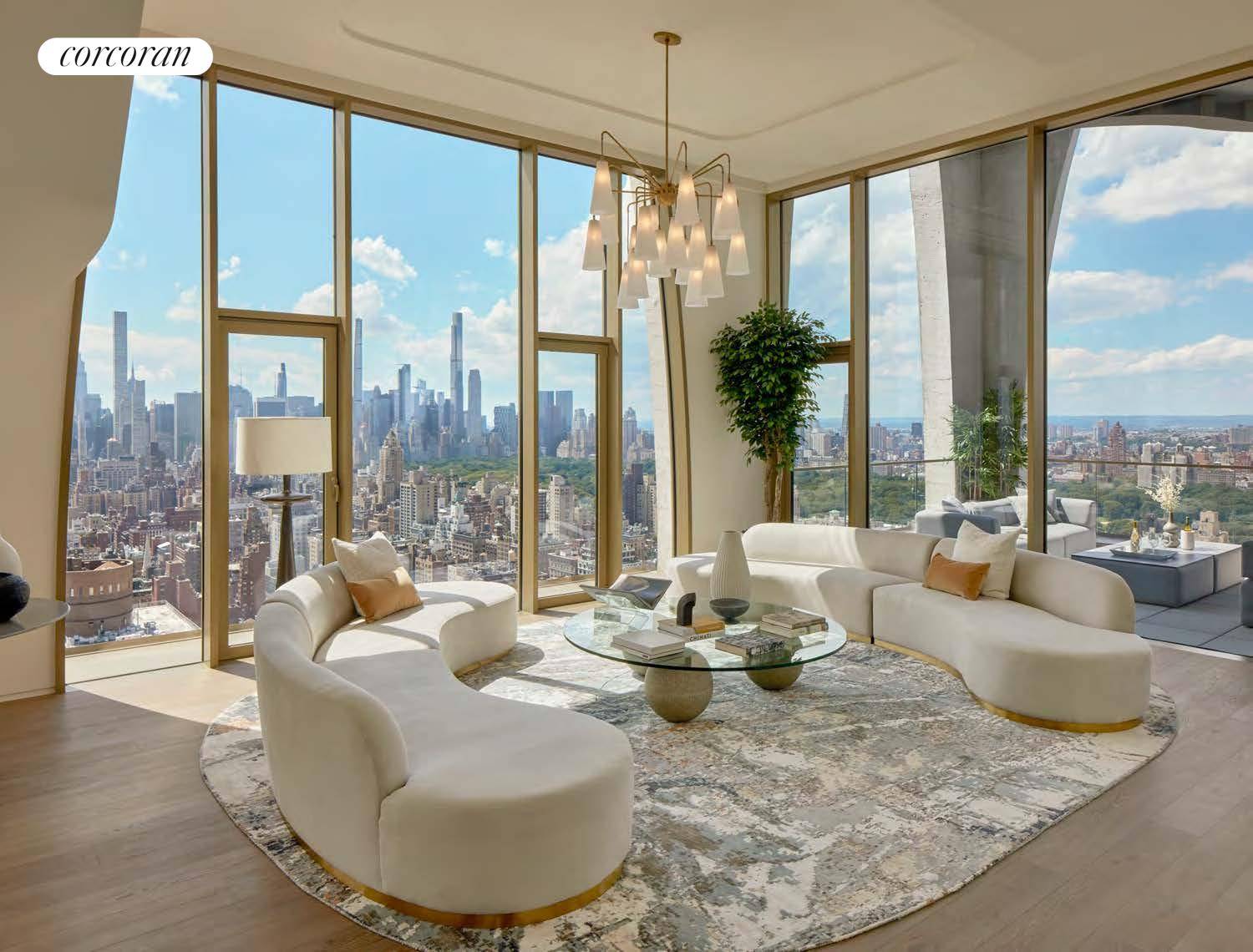 At the highest elevation north of 72nd Street on the UES, the newly released penthouse at 180 E.