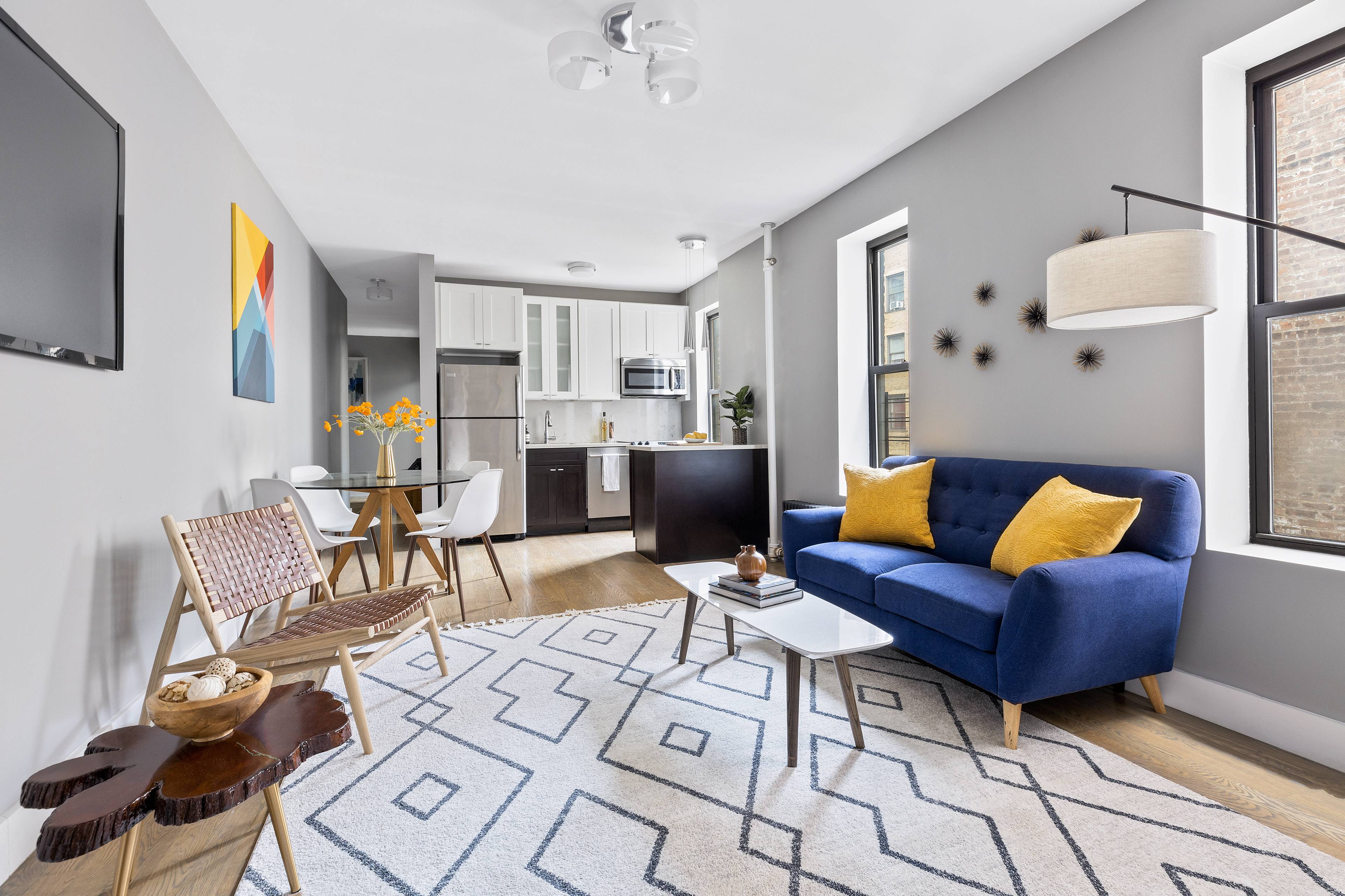 Welcome home to this completely renovated condominium, reimagined and reinvigorated with sleek finishes throughout, mixing sophisticated modern style with beautifully maintained classic pre war charm.
