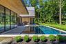 Resort style swimming pool with spa
