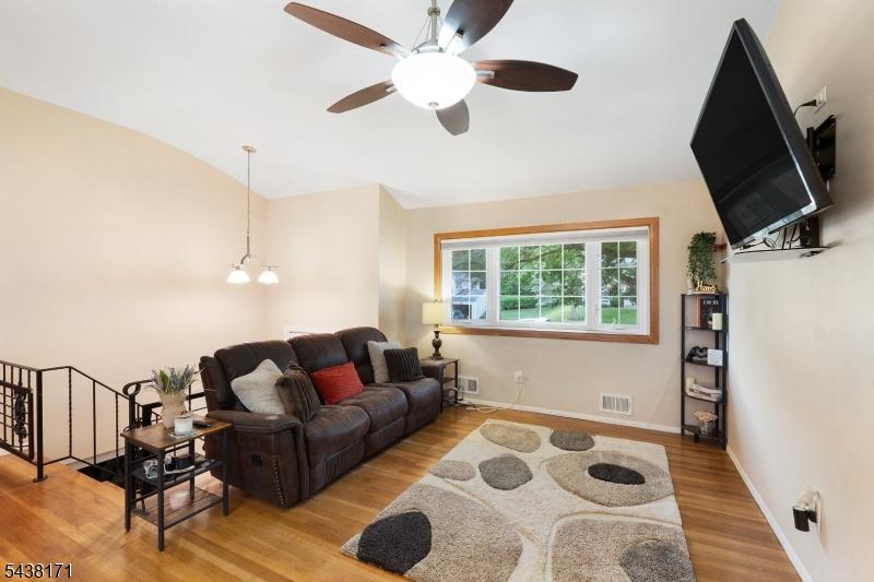 Gleaming Wood Floors in LR