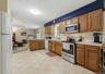 The breakfast bar works well for fast meals or buffet style entertaining