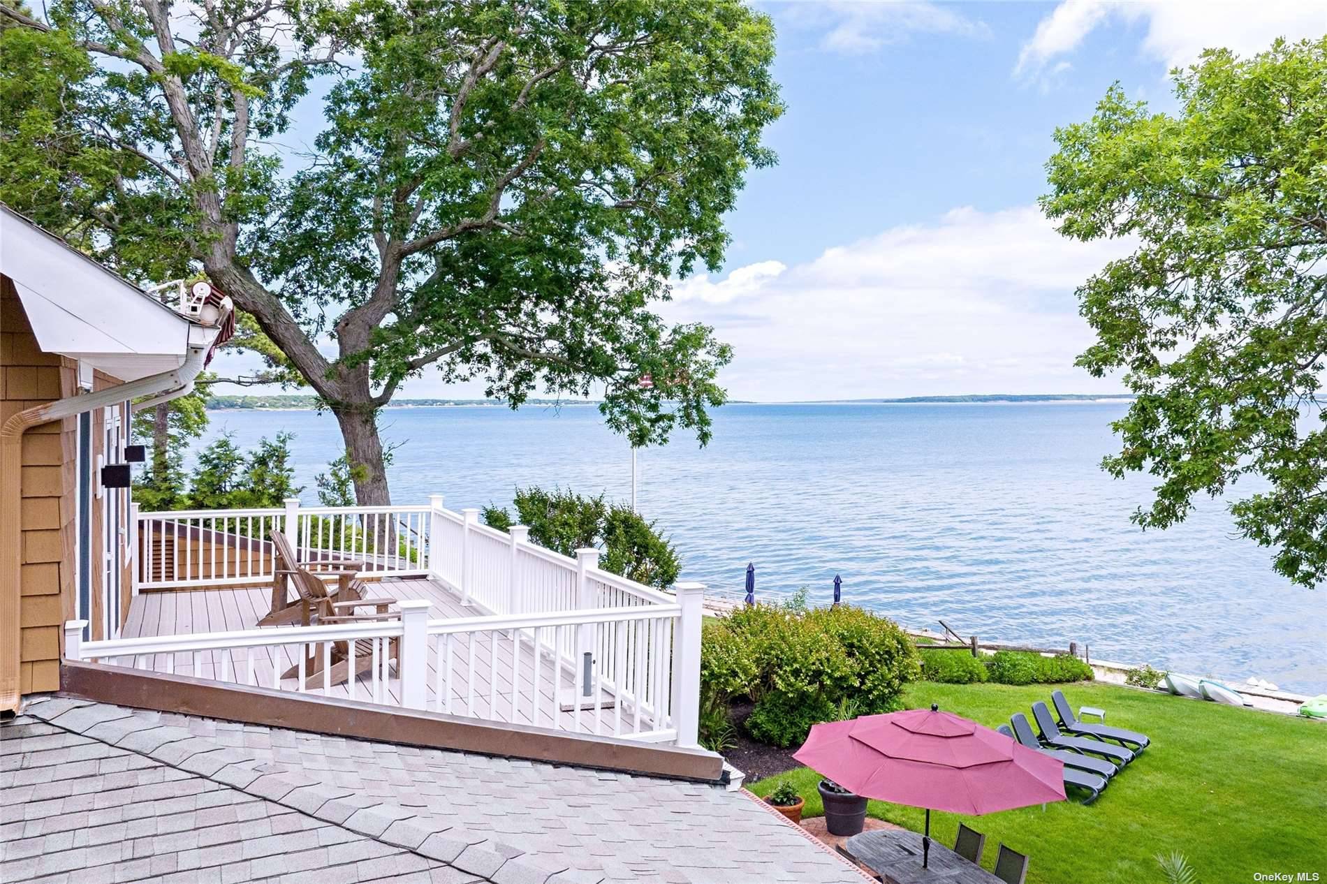 This lovingly restored 1902 shingle style beach house on the Peconic Bay is a great place to relax, and enjoy the beauty of the North Fork.