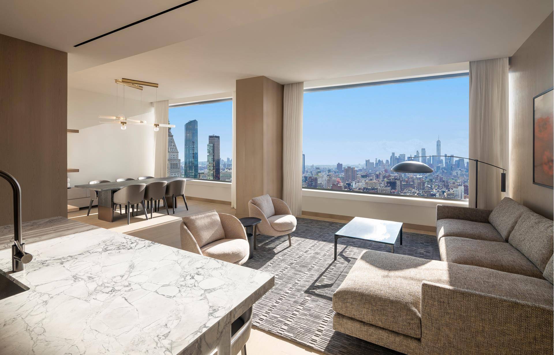 The Very Last Penthouse Residence atop The New Ritz Carlton Hotel, New York, NoMad Soaring nearly 500 feet above Manhattan's iconic skyline, and at the very top of the newest ...