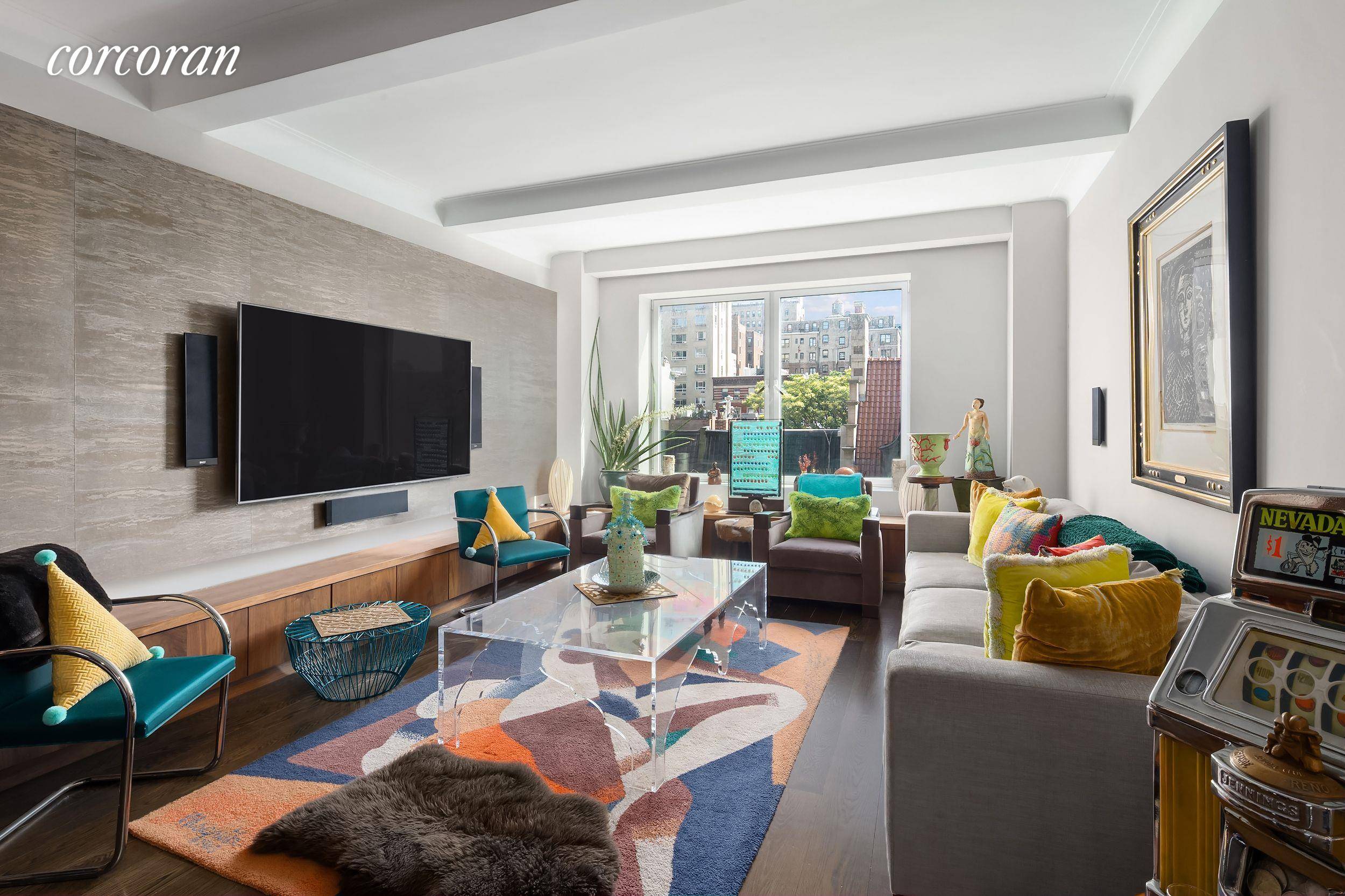 Located at 90 Riverside Drive, one of the most coveted full service buildings on the Upper West Side, this meticulously renovated classic six residence offers exquisitely designed spaces for the ...