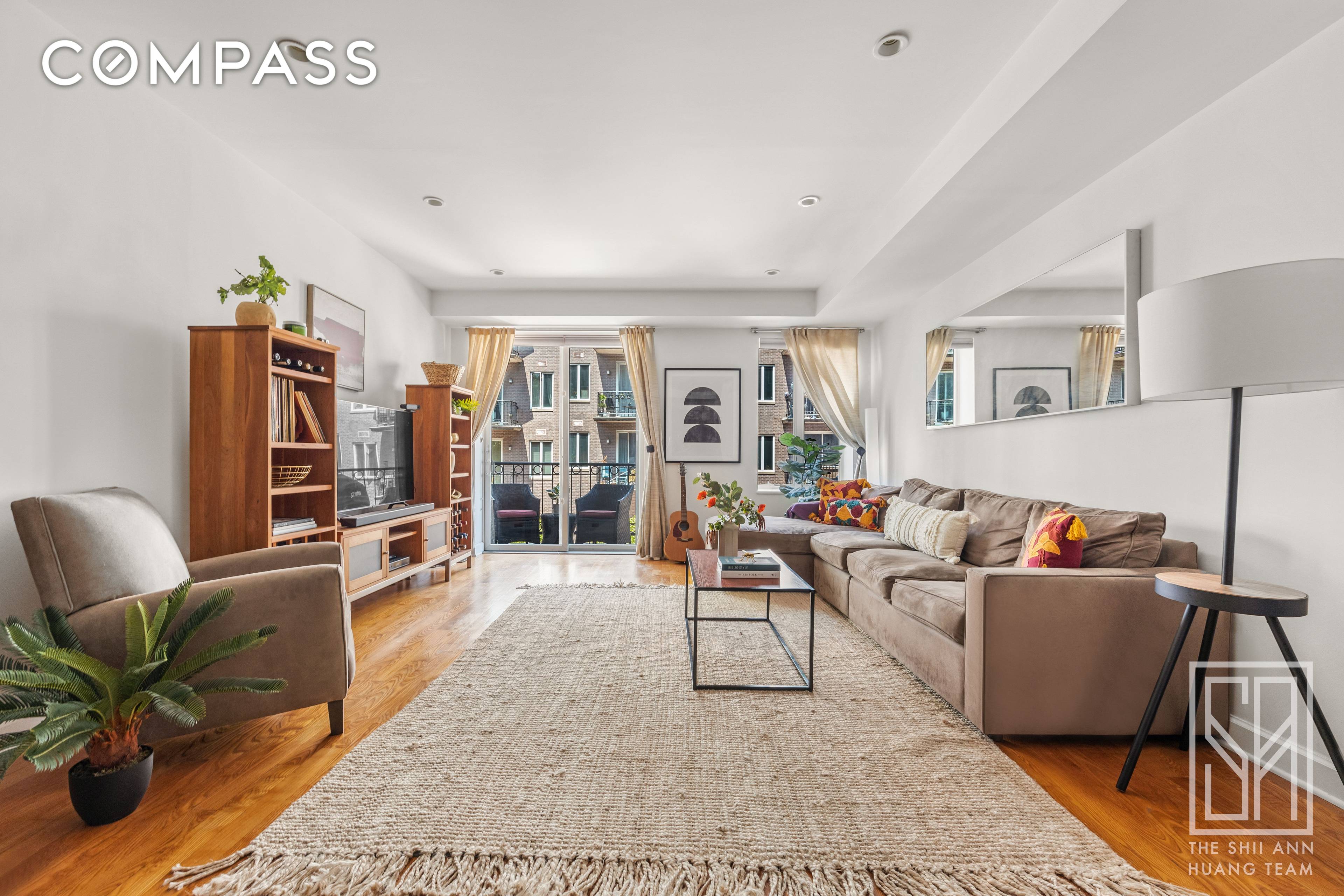 Welcome home to one of the most spacious three bedroom, two bathroom condos in Park Slope.