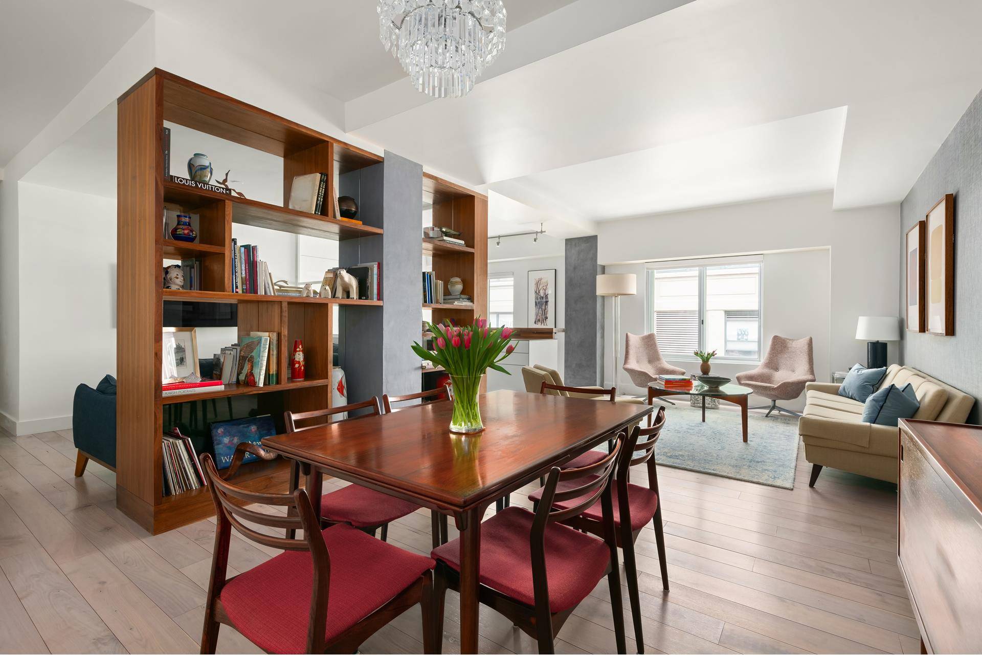 Welcome home to this extraordinary, completely reimagined 3BR 2BA plus den and private terrace condominium residence designed and executed by acclaimed Brooklyn architect, John Hatheway.