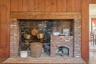 Fireplace in Kitchen